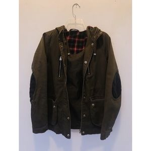 Topshop Army Green Lightweight Jacket